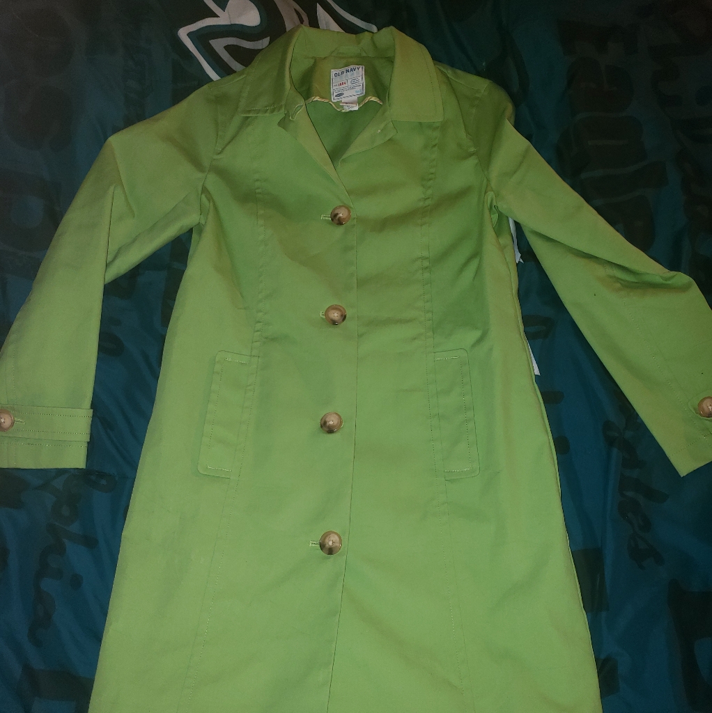 Lime Green Trench